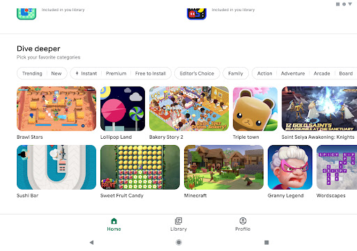 Google Play Games screenshot