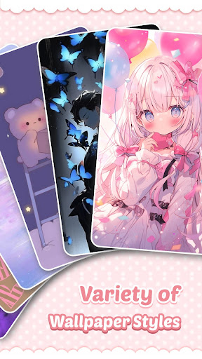 Pink Cute Hippo Theme screenshot