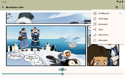 Comic Book Reader (cbz/cbr) screenshot