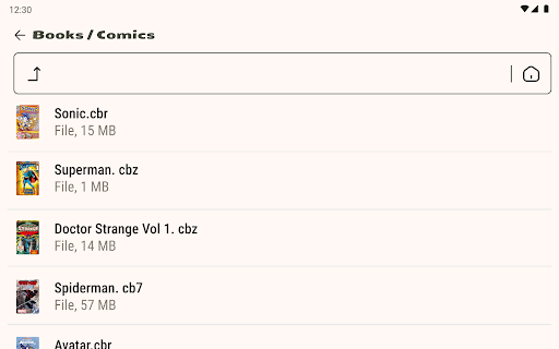 Comic Book Reader (cbz/cbr) screenshot