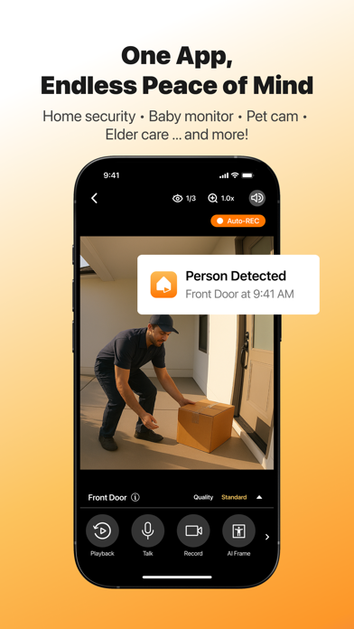 AlfredCamera Home Security app screenshot