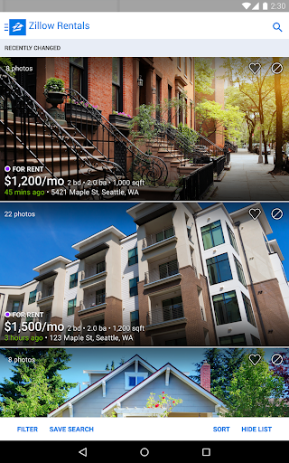 Apartments & Rentals - Zillow screenshot