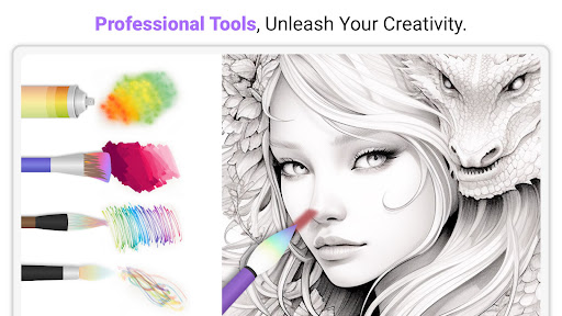 InColor: Coloring & Drawing screenshot