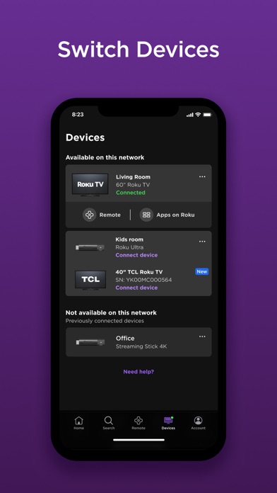 The Roku App (Official) screenshot