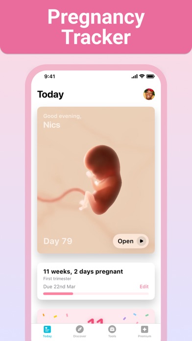 Pregnancy + | Tracker App screenshot