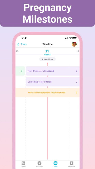 Pregnancy + | Tracker App screenshot
