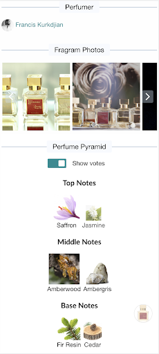 Fragrantica Perfumes screenshot