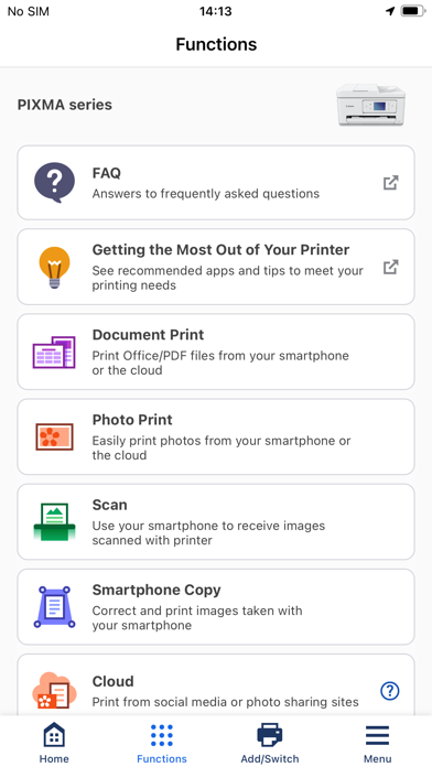 Canon PRINT screenshot