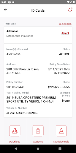 Direct Auto Insurance screenshot