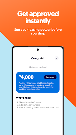 Acima Leasing screenshot