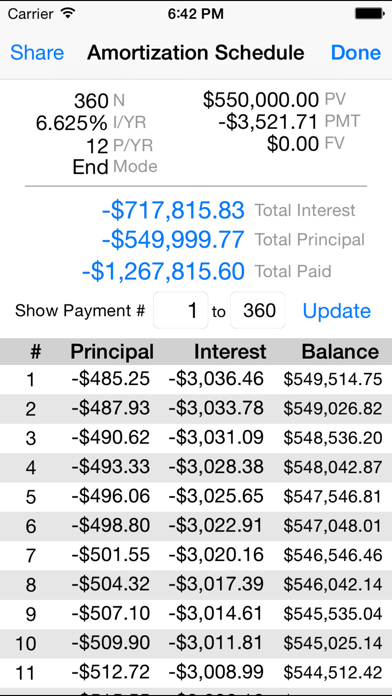 10bii Financial Calculator screenshot