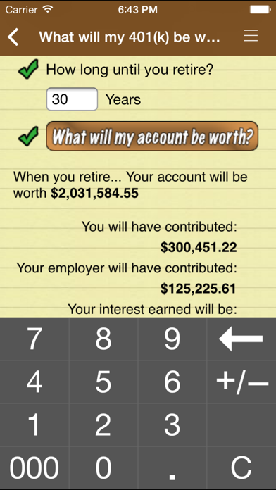 10bii Financial Calculator screenshot