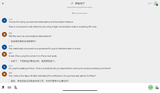 Microsoft Translator screenshot