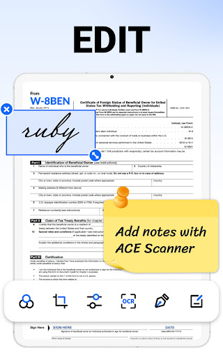 ACE Scanner - PDF Scanner App screenshot