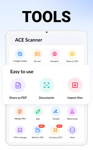ACE Scanner - PDF Scanner App screenshot