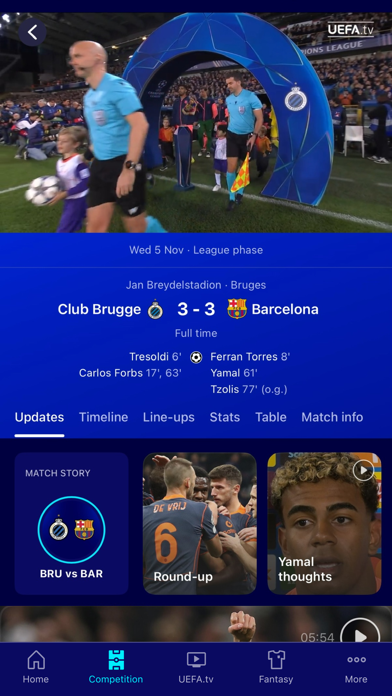 UEFA Champions League Official screenshot