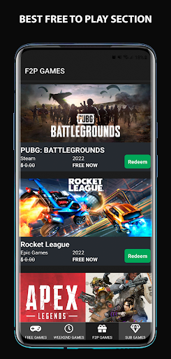 Epic Freebie Games Radar screenshot