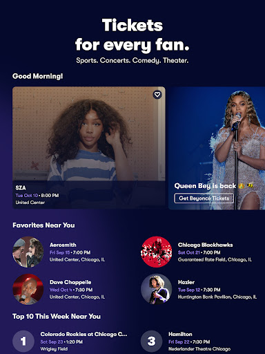 Vivid Seats | Event Tickets screenshot