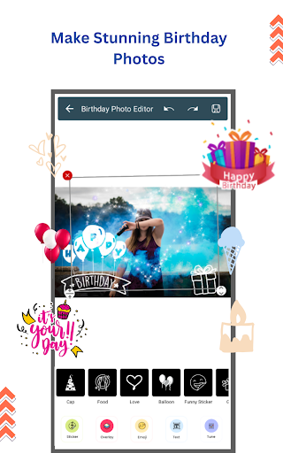 Birthday video maker screenshot