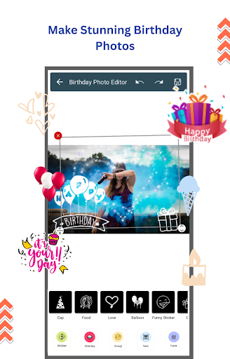 Birthday video maker screenshot