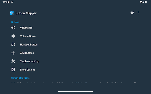 Button Mapper: Remap your keys screenshot