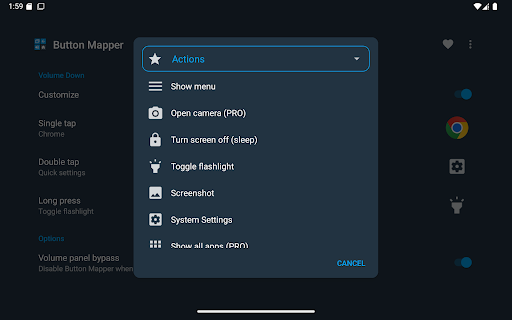 Button Mapper: Remap your keys screenshot