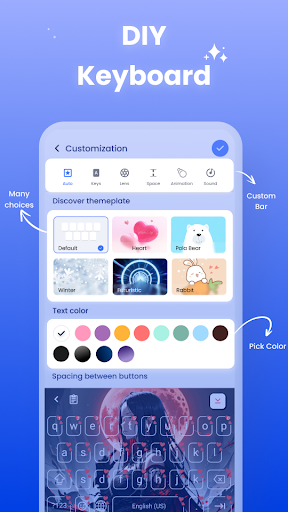 Keyboard Font & Keyboard Theme screenshot