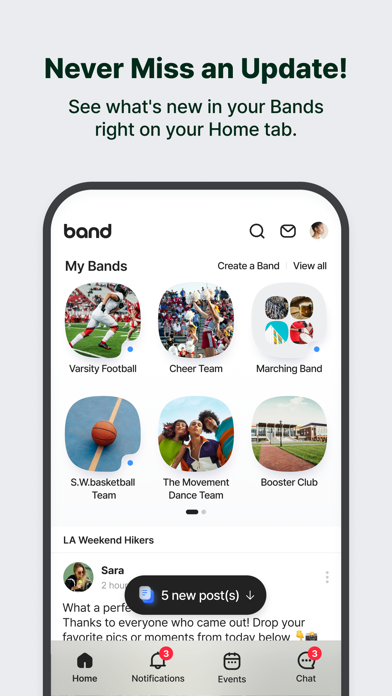 BAND - App for all groups screenshot