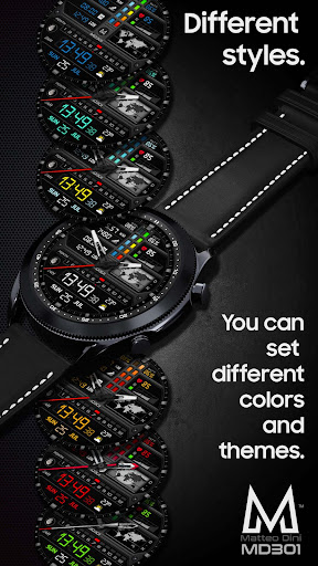 MD301 Hybrid watch face screenshot