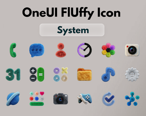 OneUI Fluffy Icons screenshot