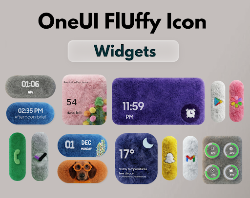 OneUI Fluffy Icons screenshot