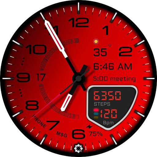 D355 Premium Watch Face screenshot