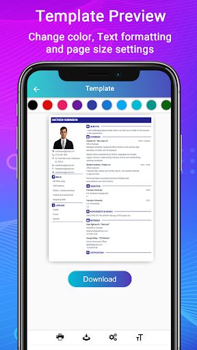 Resume - Intelligent CV maker screenshot