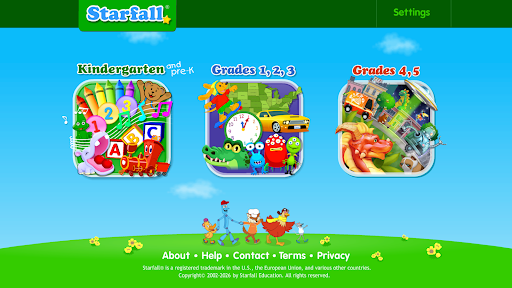 Starfall screenshot