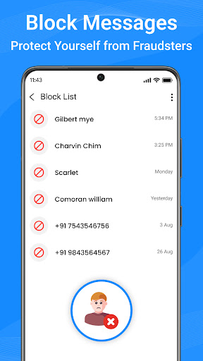 Messages: Text SMS screenshot