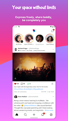 UpScrolled screenshot