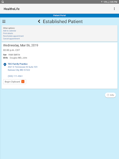 HealtheLife screenshot
