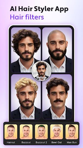 Hair Styler App, AI Hairstyle screenshot