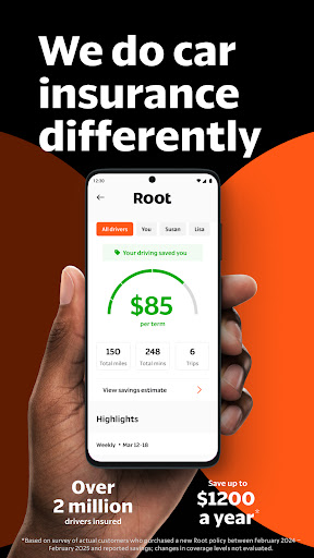 Root: Better car insurance screenshot