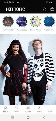 Hot Topic: Pop Culture Fashion screenshot