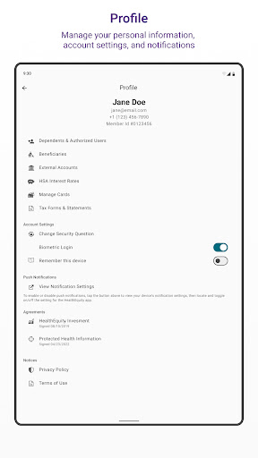HealthEquity Mobile screenshot