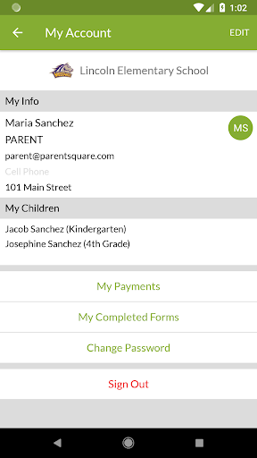 ParentSquare screenshot
