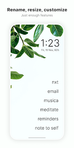 Olauncher. Minimal AF Launcher screenshot