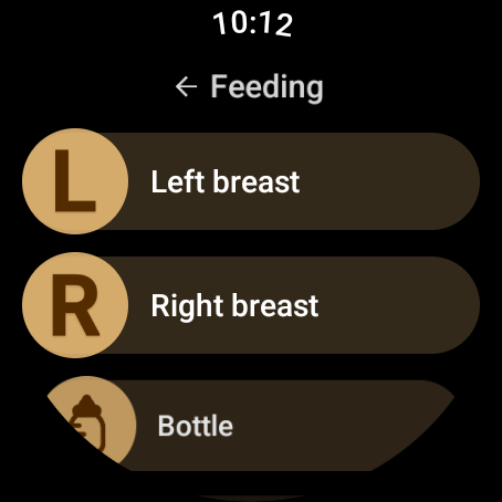 Baby tracker - feeding, sleep screenshot