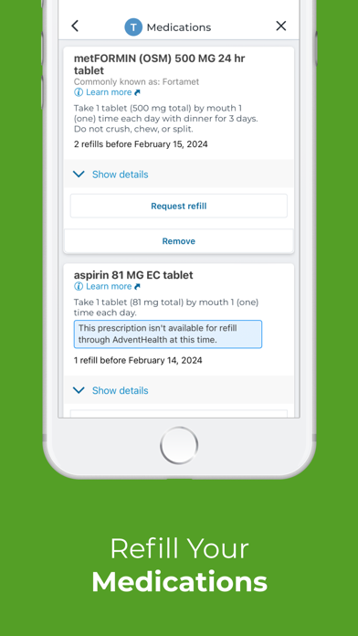 AdventHealth screenshot