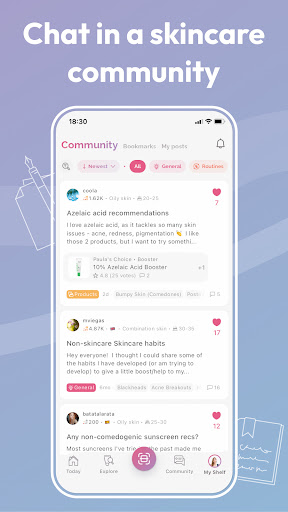 Skincare Routine: FeelinMySkin screenshot