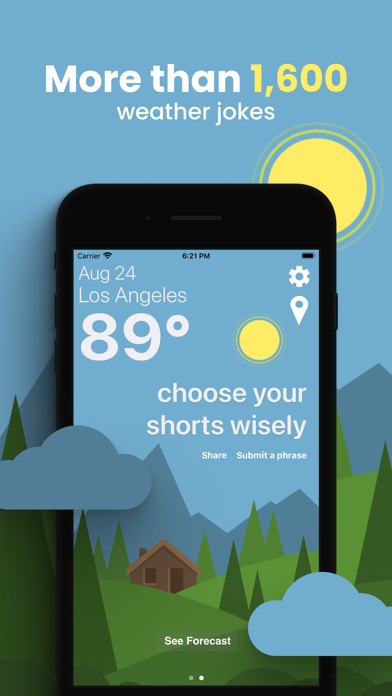 Funny Weather: Rude Forecast screenshot