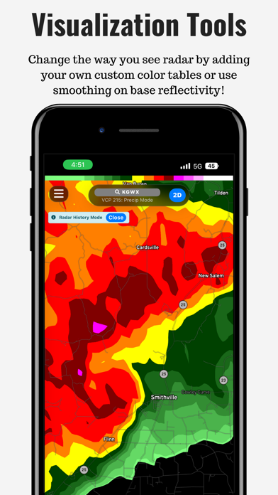 RadarOmega: Doppler Radar App screenshot
