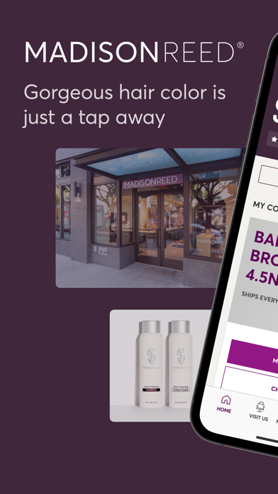 Madison Reed App screenshot