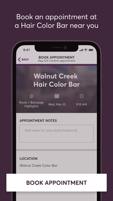 Madison Reed App screenshot